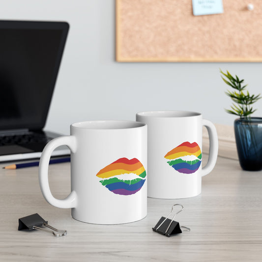 Rainbow Kiss Mugs (11oz/15oz)