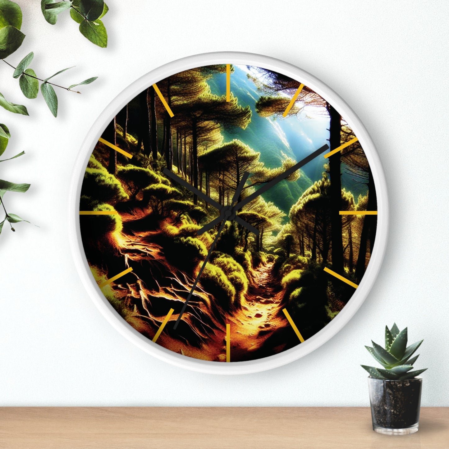 Enchanted Path Wall Clock