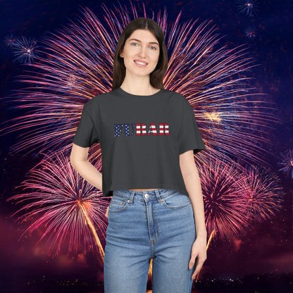 USA FUBAR Women's Crop Tee