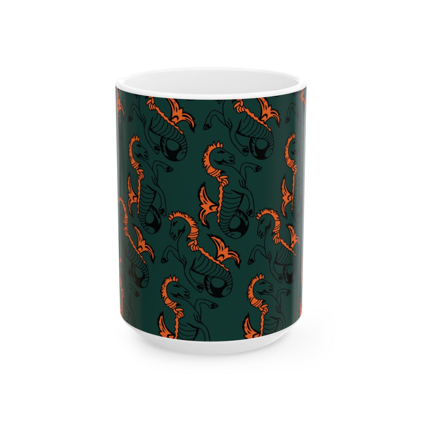 Newcastle Seahorse Ceramic Mugs (11oz/15oz)