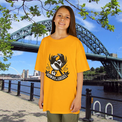 Newcastle United Howay the Lasses (twin mags) Kids Tee