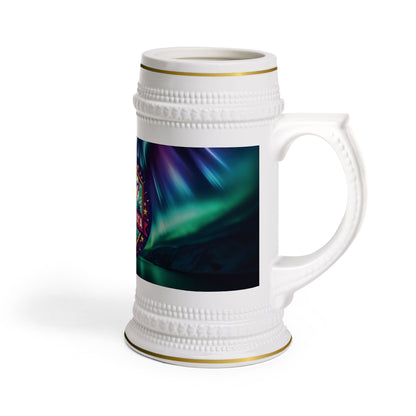 Minnesota United Northern Lights Crest Stein Mug