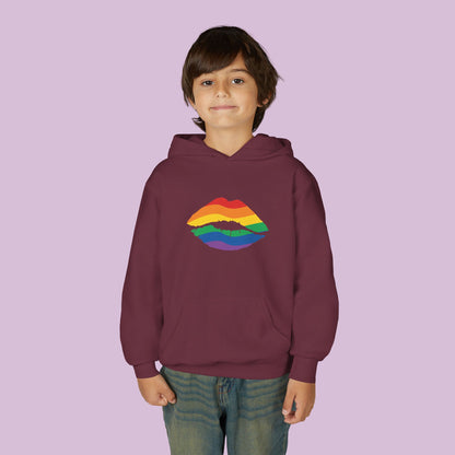 Rainbow Kiss Youth Hoodie
