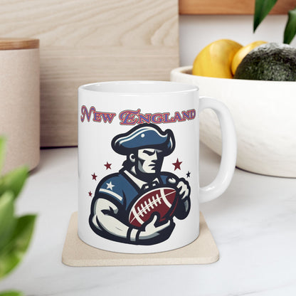 New England Football Ceramic Mug (11oz/15oz)