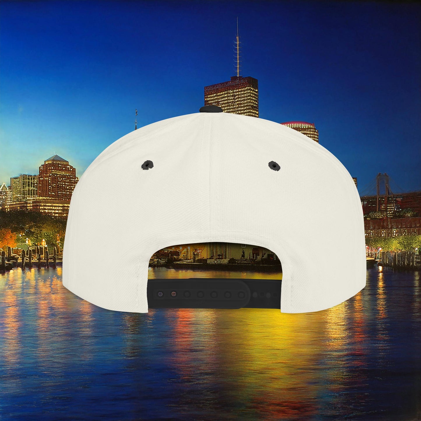 Boston Baseball Player Flat Bill Snapback