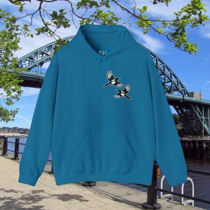 Newcastle United B&W Crest Hoodie