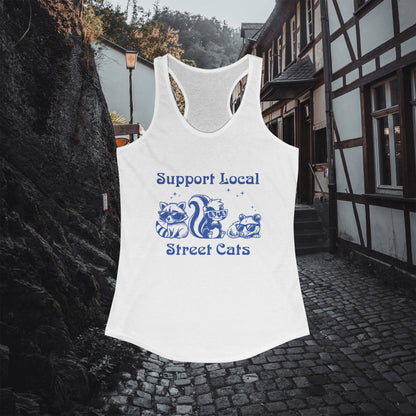 Support Local Street Cats Racerback Tank