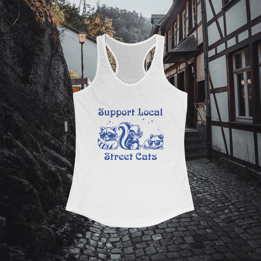 Support Local Street Cats Racerback Tank