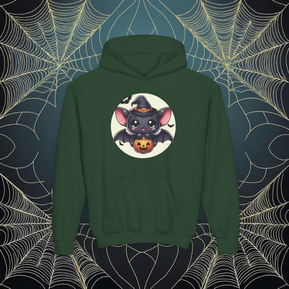Trick or Treat Bat Youth Hoodie