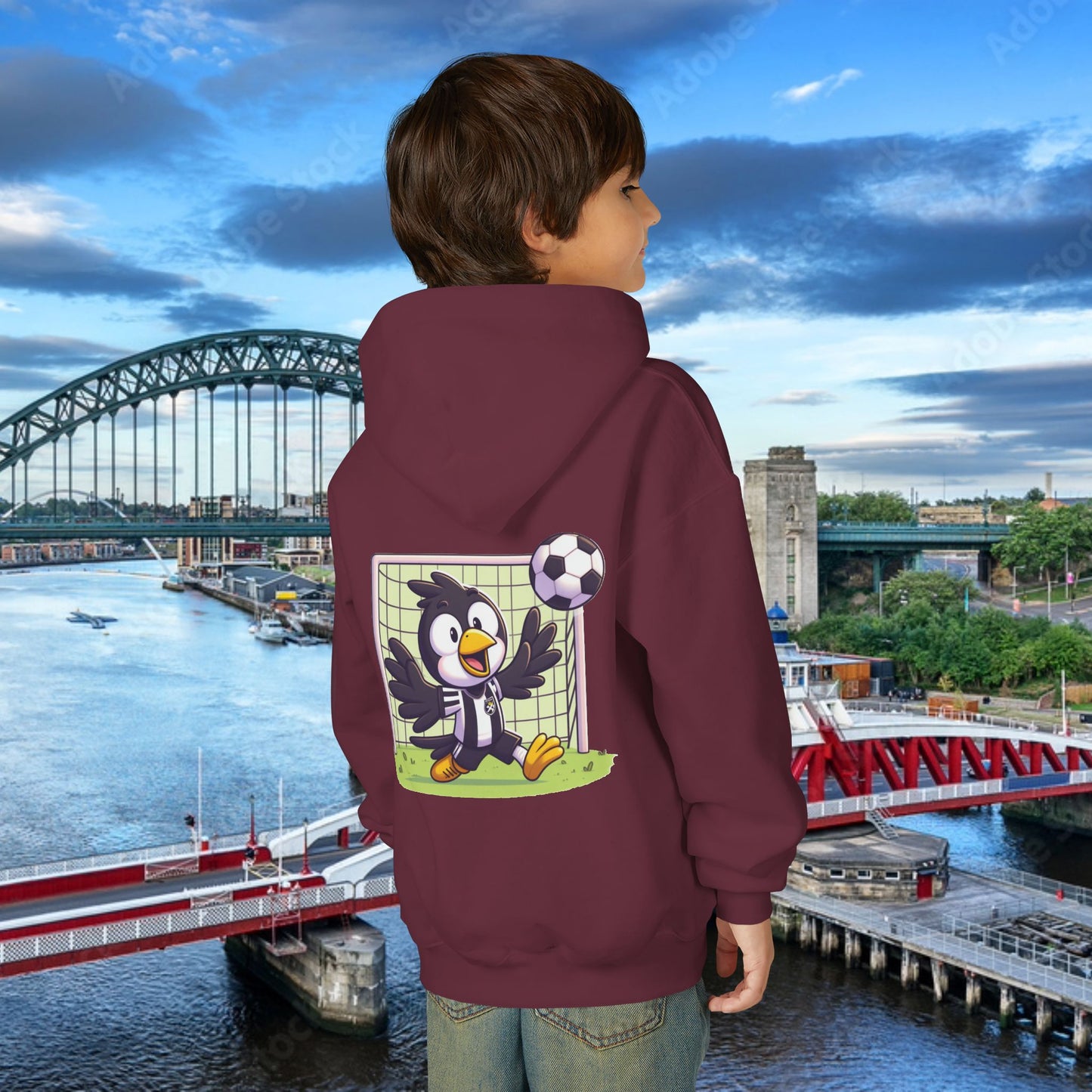 Newcastle United Mini Mag Keeper Youth Hoodie