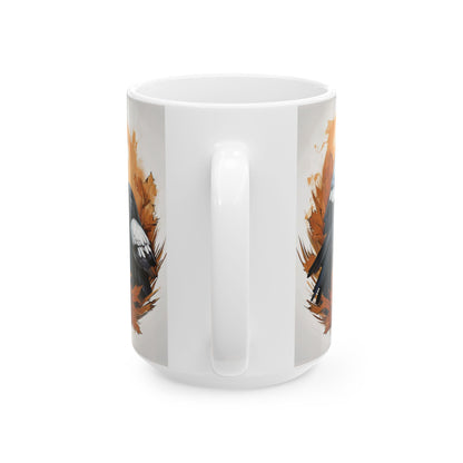 Magpies And Football Ceramic Mugs (11oz\15oz)