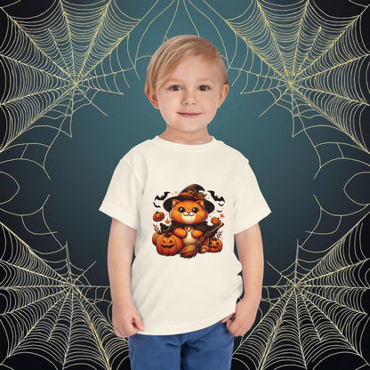 Halloween Cat Toddler Tee