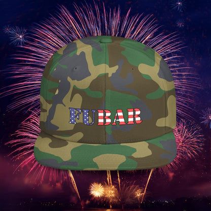 USA FUBAR Flat Bill Snapback
