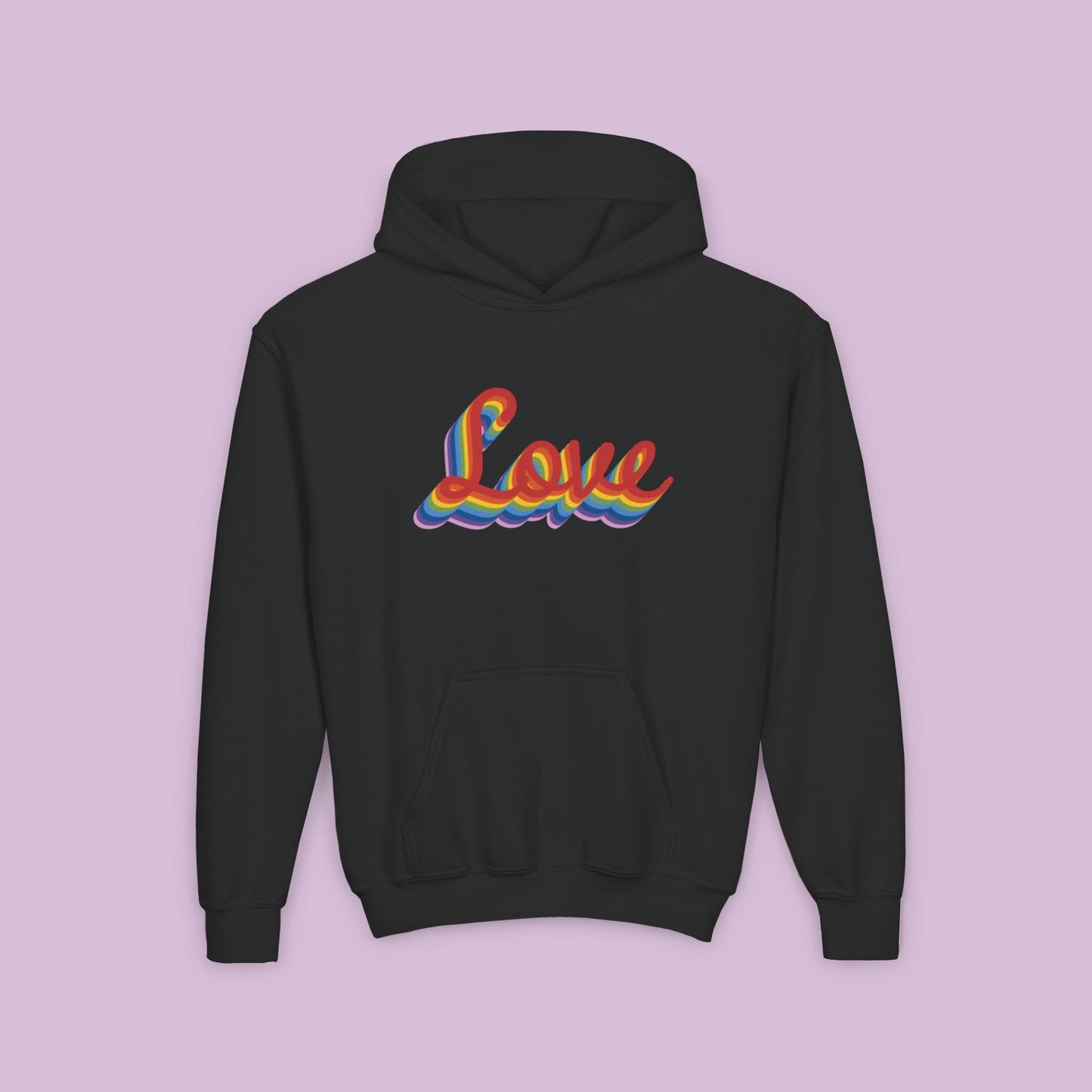 Rainbow Love Youth Hoodie