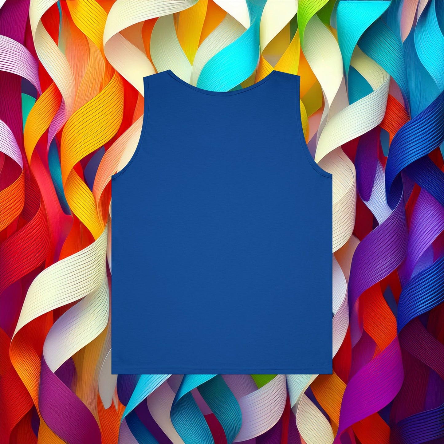 Rainbow Heart Unisex Tank Top