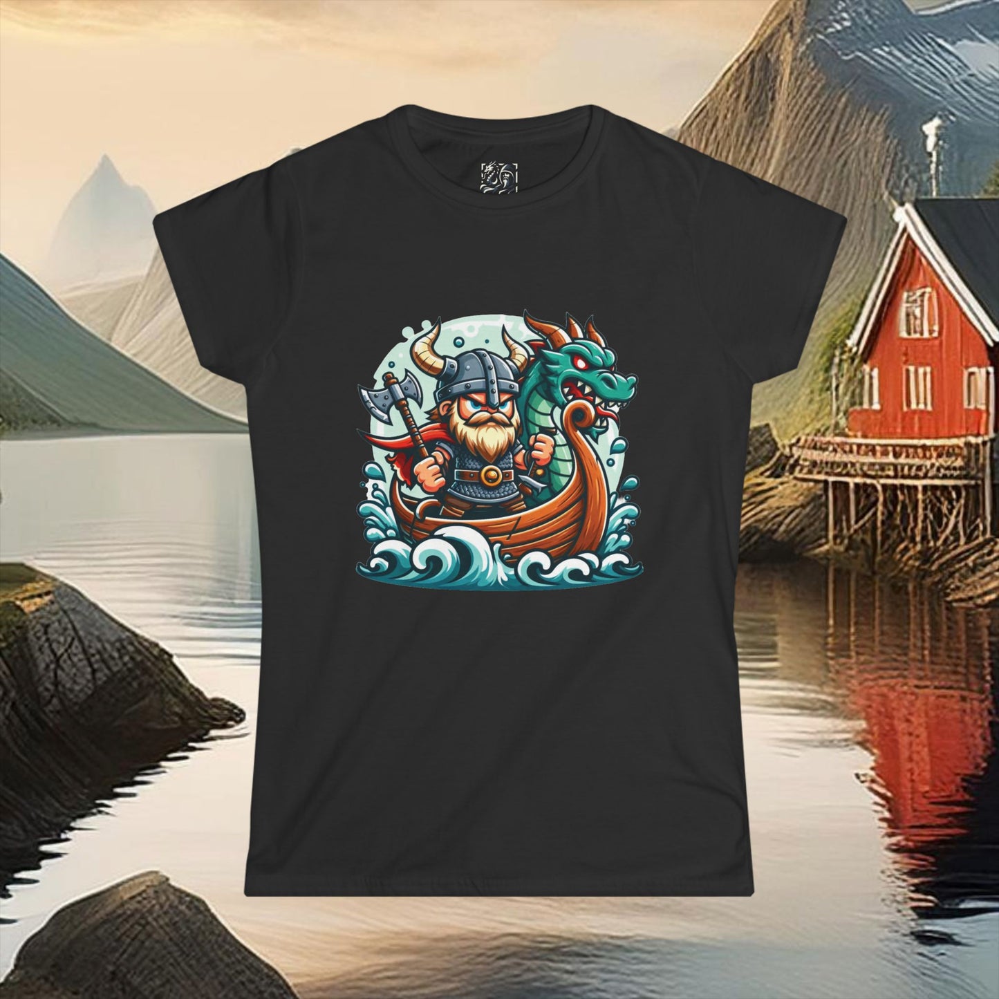 Viking and Dragon Women's Softstyle Tee