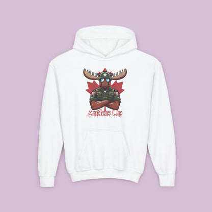 Canadian Moose "Antlers Up" Youth Hoodie