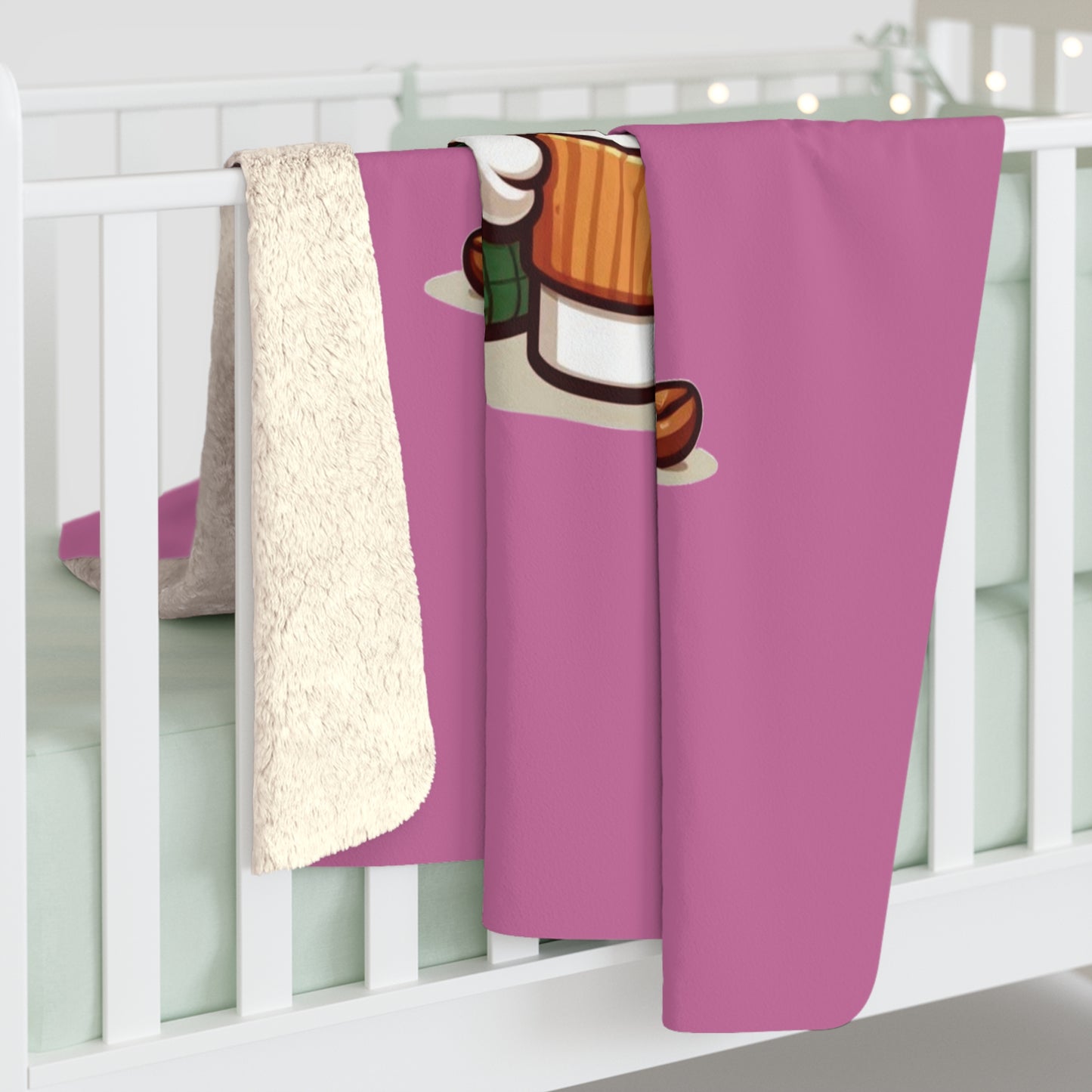 Cranky Cat Sherpa Fleece Blanket