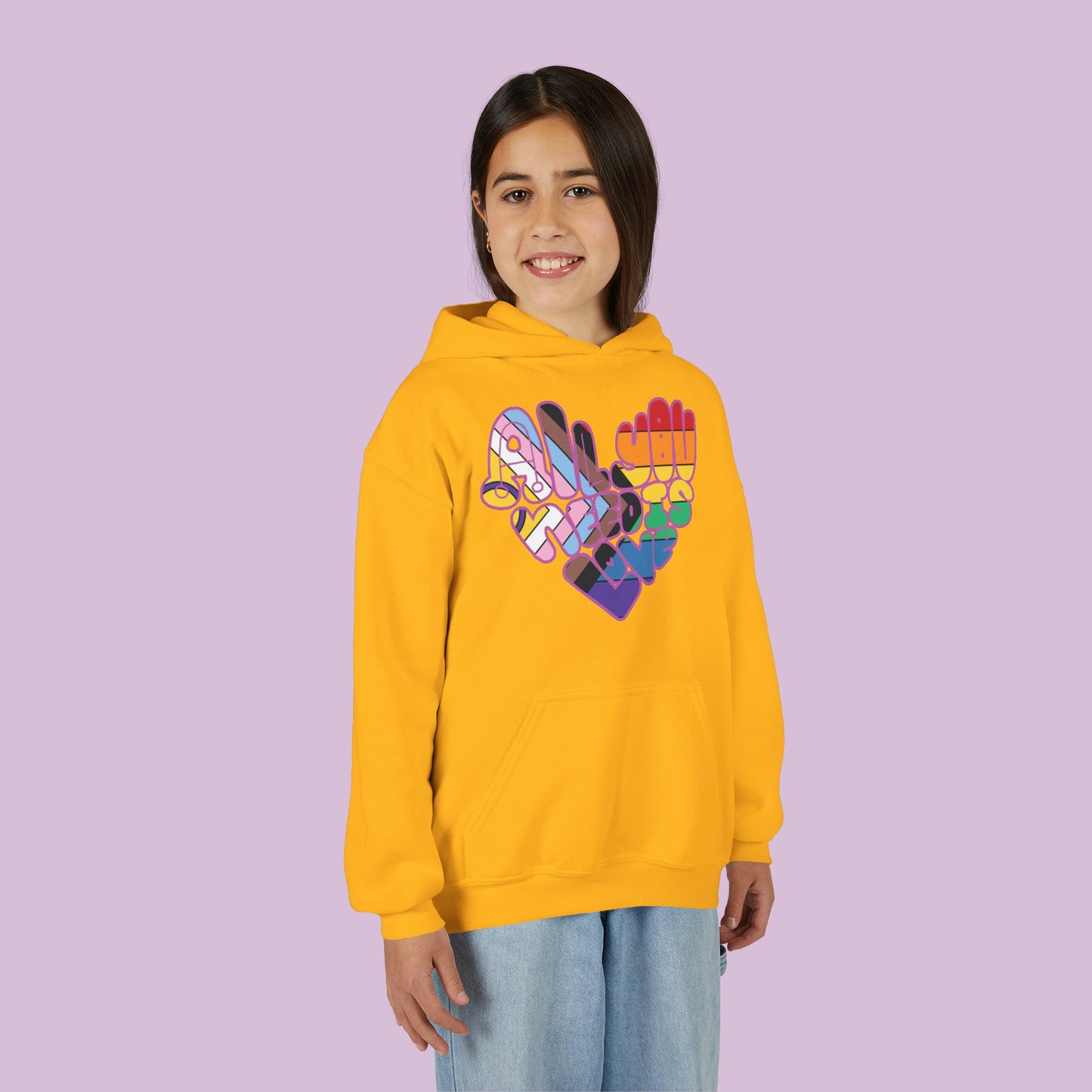 All You Need Is Love Youth Hoodie