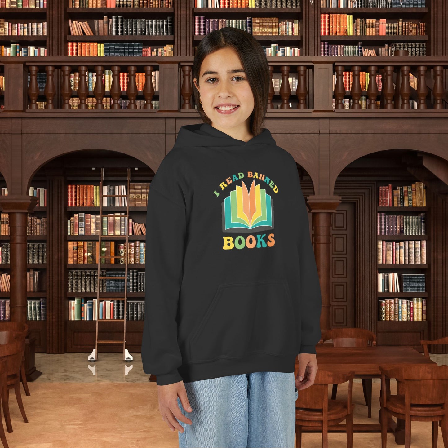 I Read Banned Books Youth Hoodie