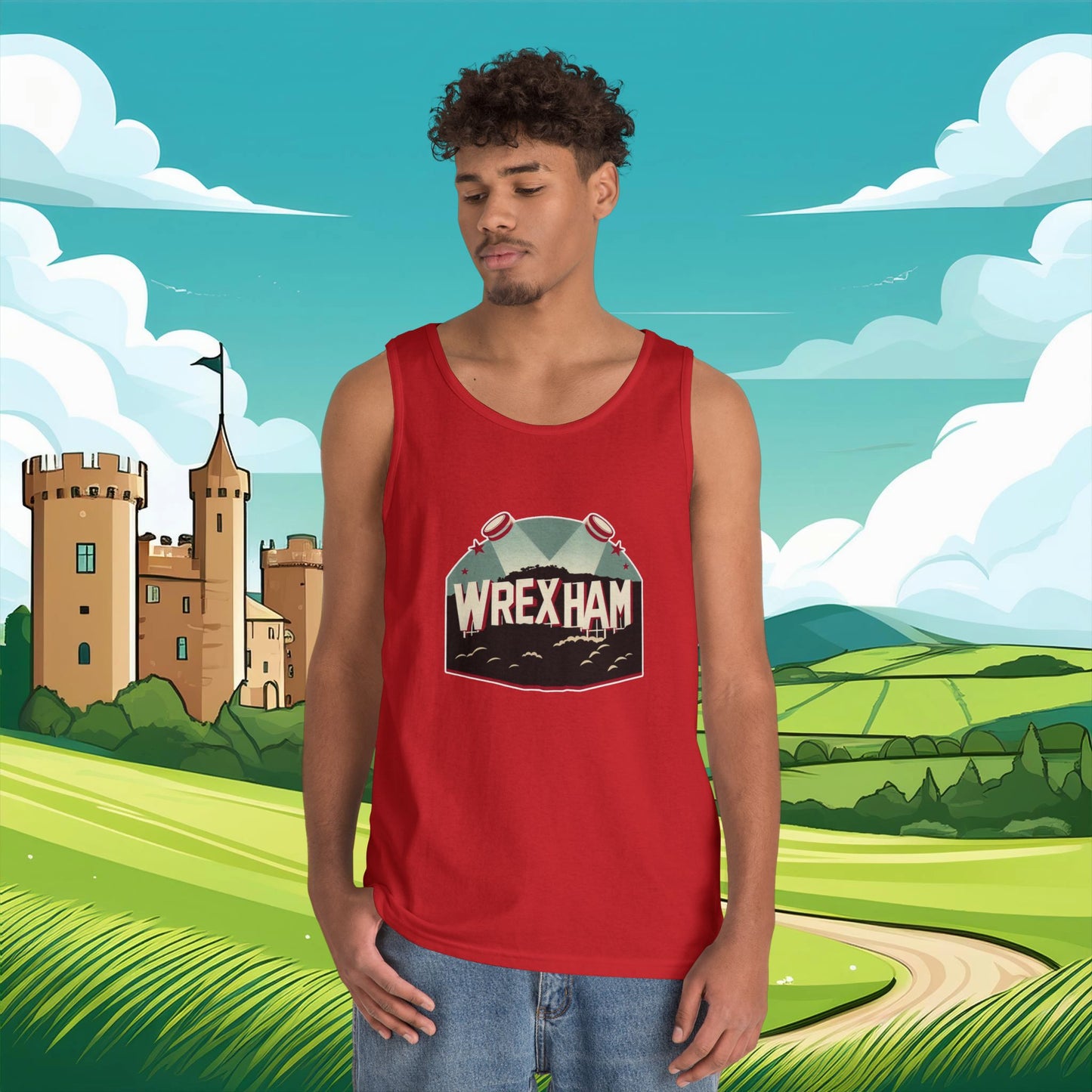 Wrexham Hollywood Sign Tank Top