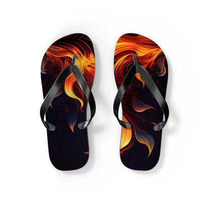 Flames Flip Flops