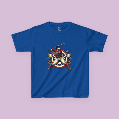 Washington Baseball At Bat Kids Tee