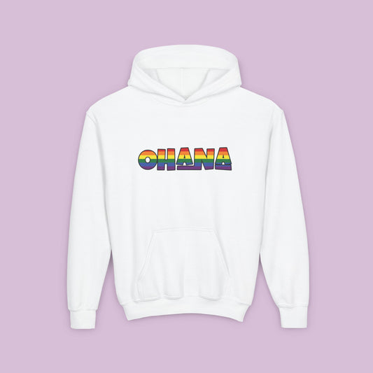 Rainbow Ohana Youth Hoodie