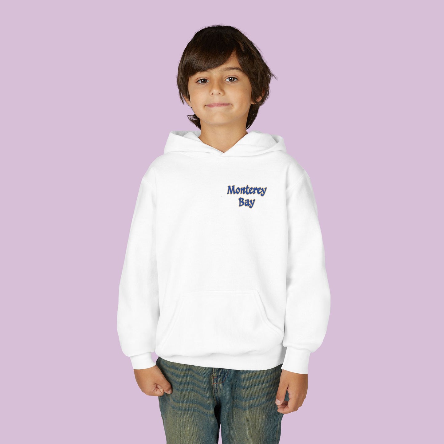 Sea Otter Soccer Logo Youth Hoodie