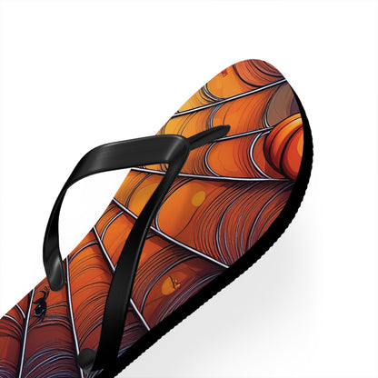 Spider Web Flip Flops