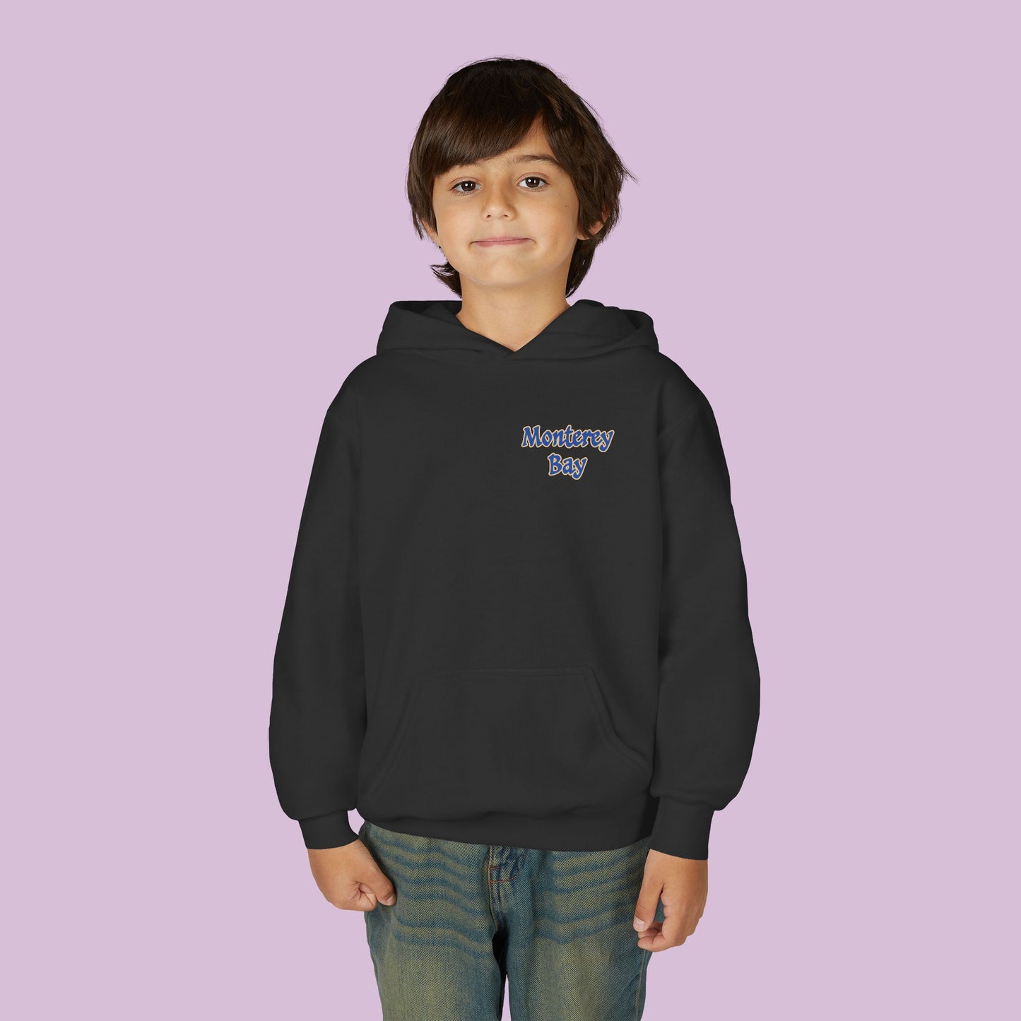 Sea Otter Soccer Logo Youth Hoodie