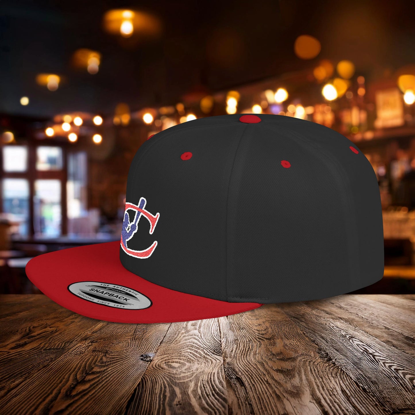 Cincinnati Player Logo Flat Bill Snapback