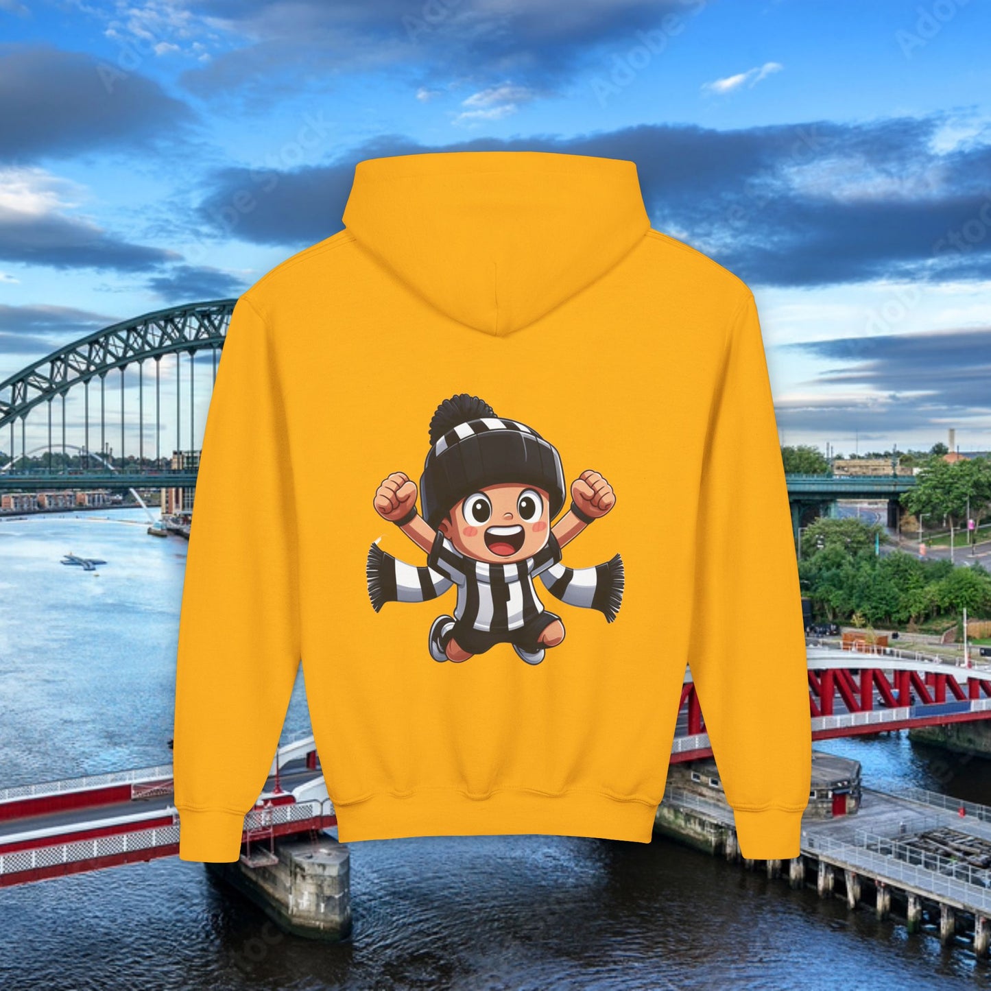 Newcastle United Mini Toon Supporter Youth Hoodie