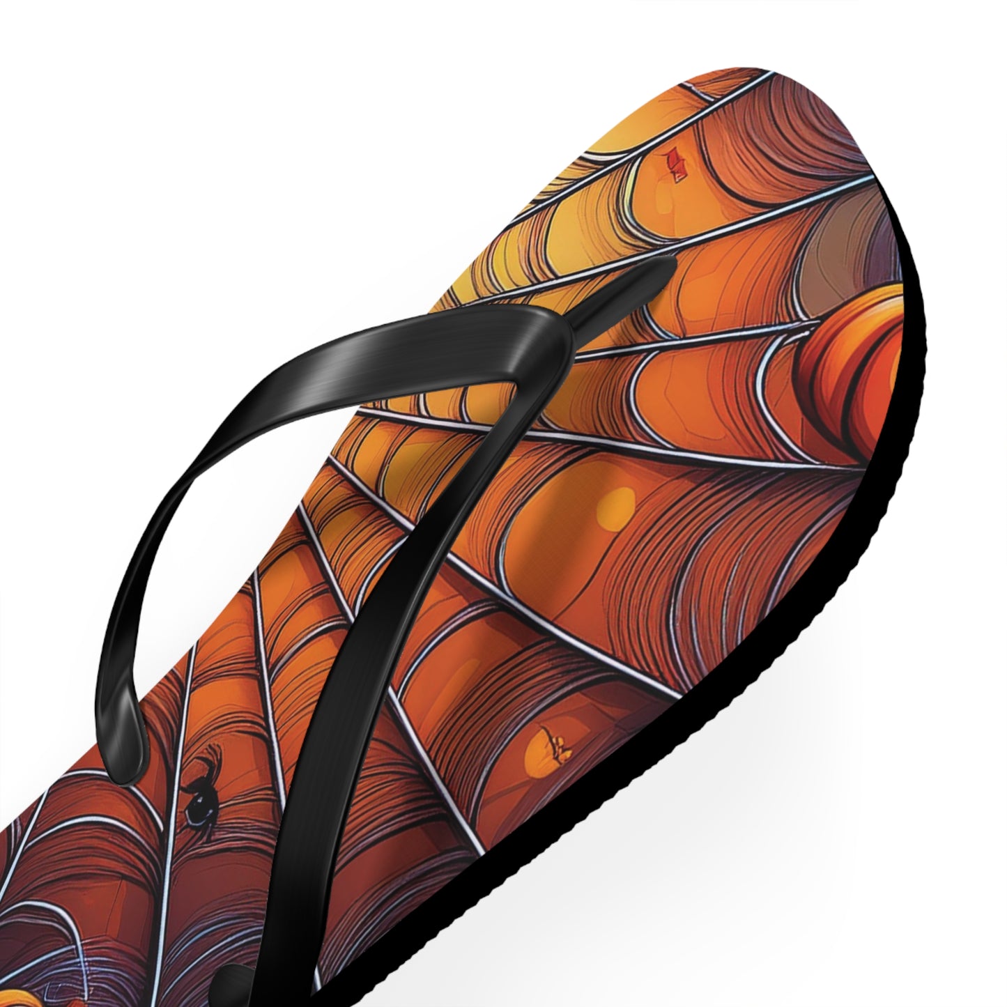 Spider Web Flip Flops