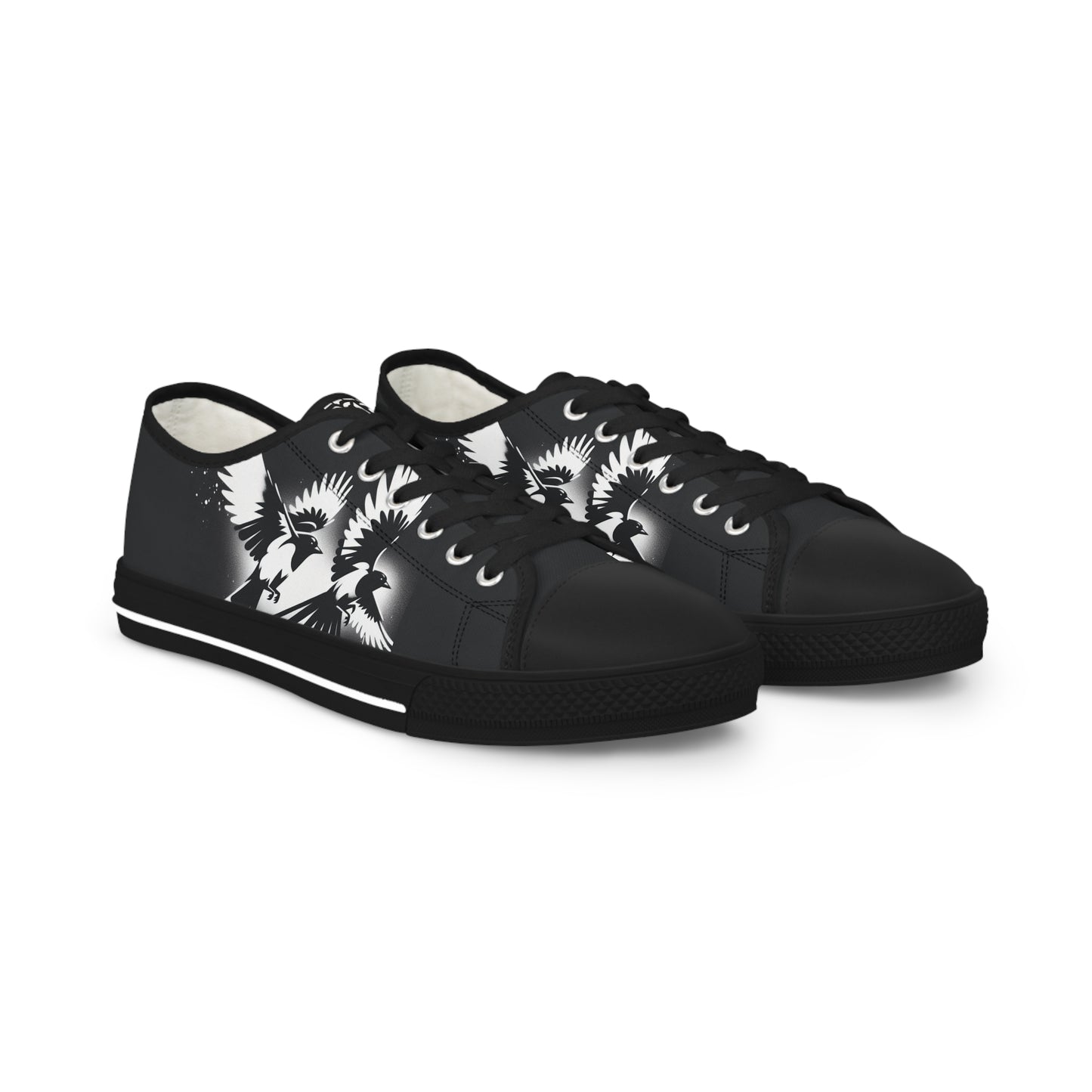 Newcastle Magpie Graffiti Men's Low Top Sneakers