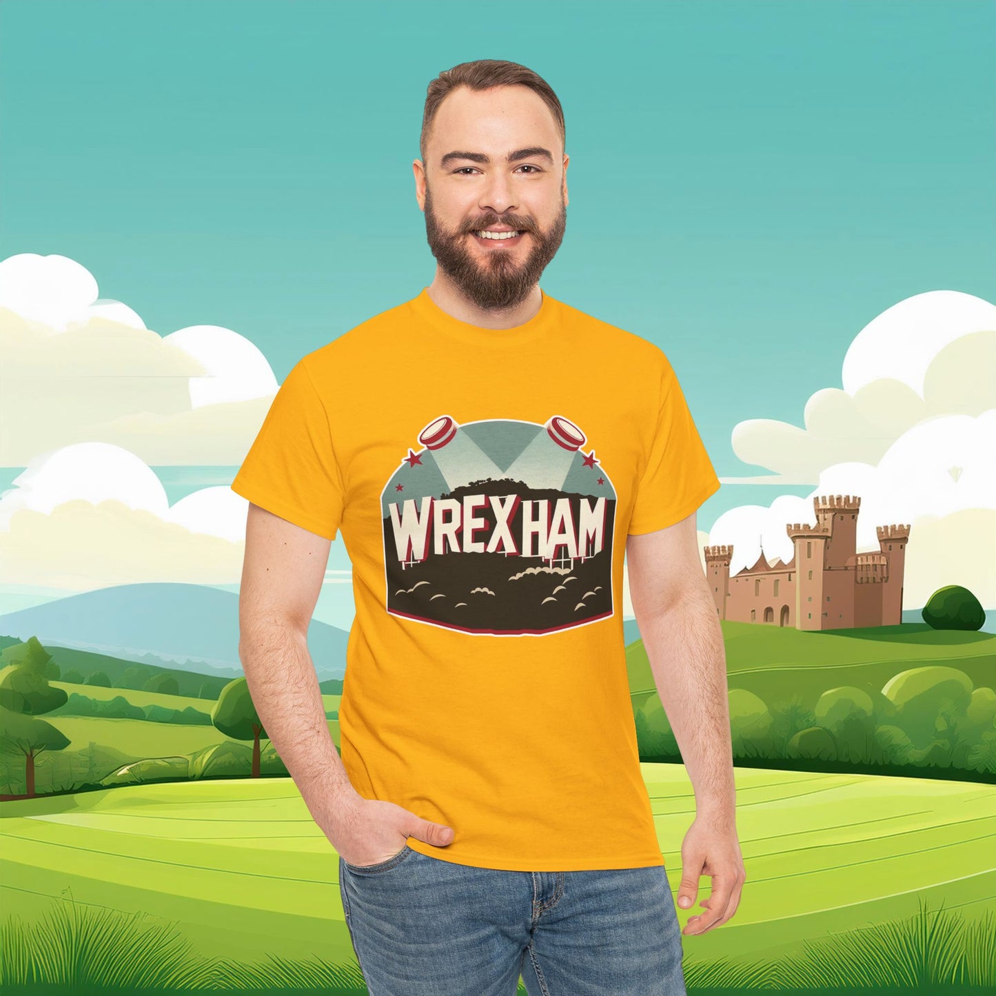 Wrexham Hollywood Sign Tee