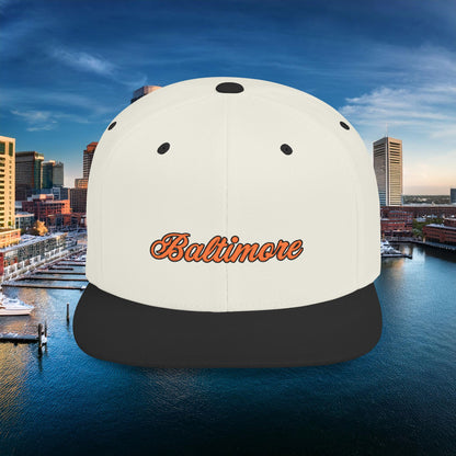Baltimore Flat Bill Snapback