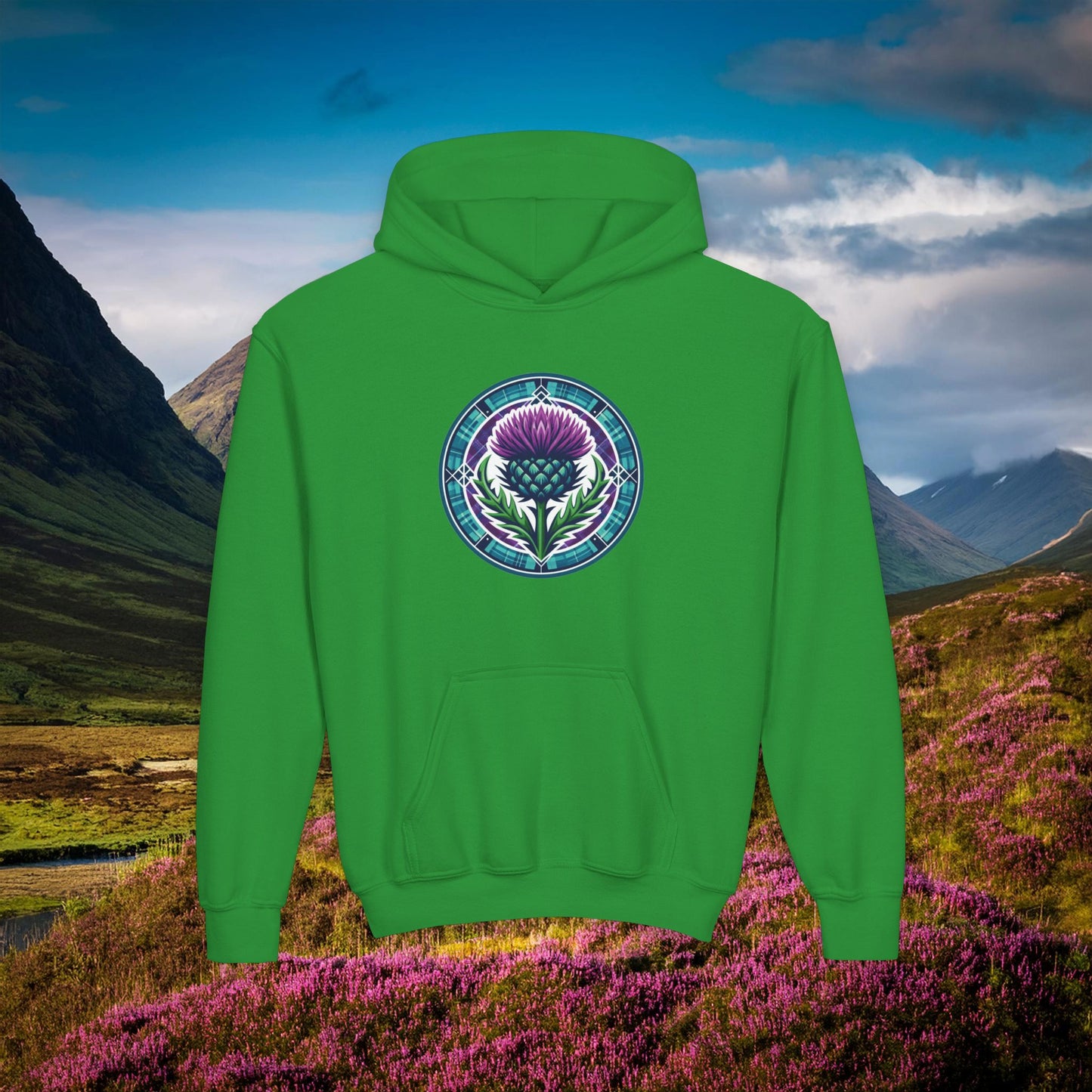 Scotland Tartan Army Youth Hoodie