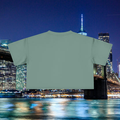 NY Subway Grafitti Women's Crop Tee