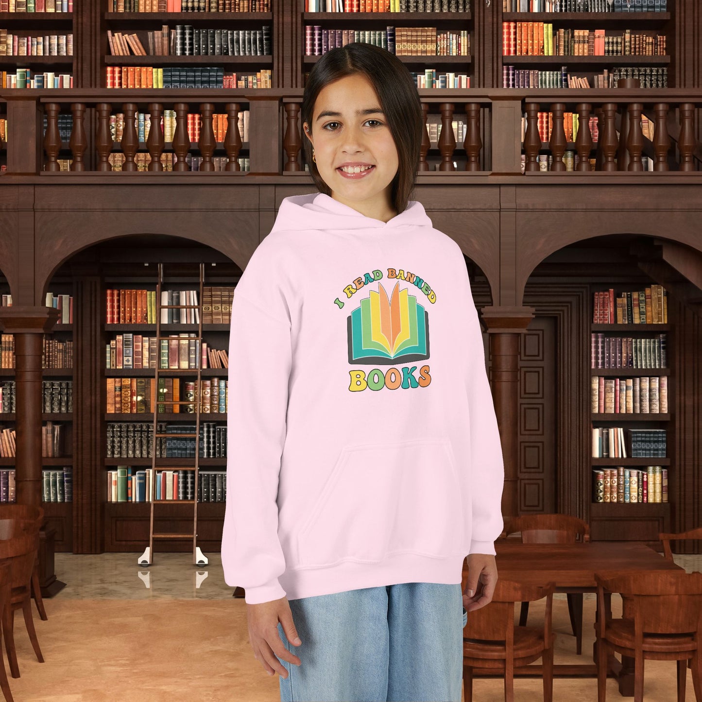 I Read Banned Books Youth Hoodie