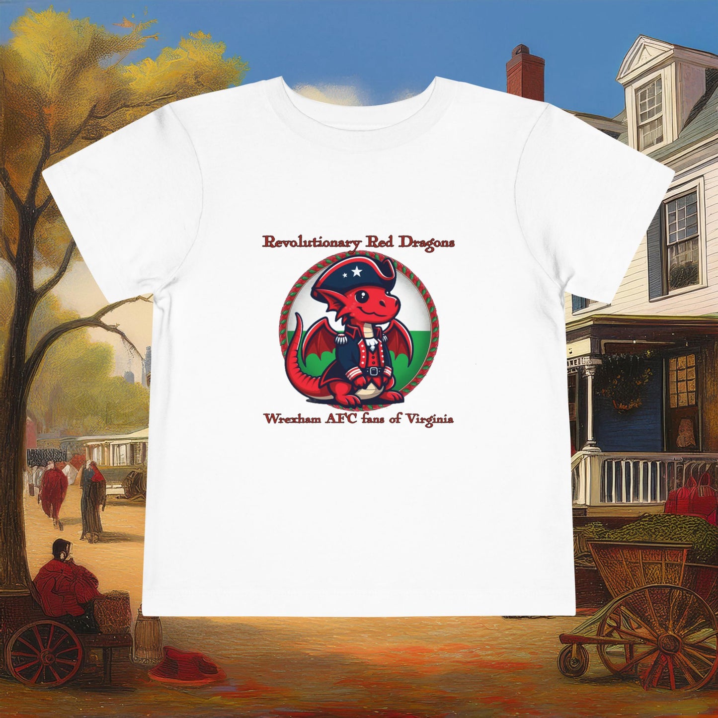 Mini Revolutionary Red Dragons Toddler Tee