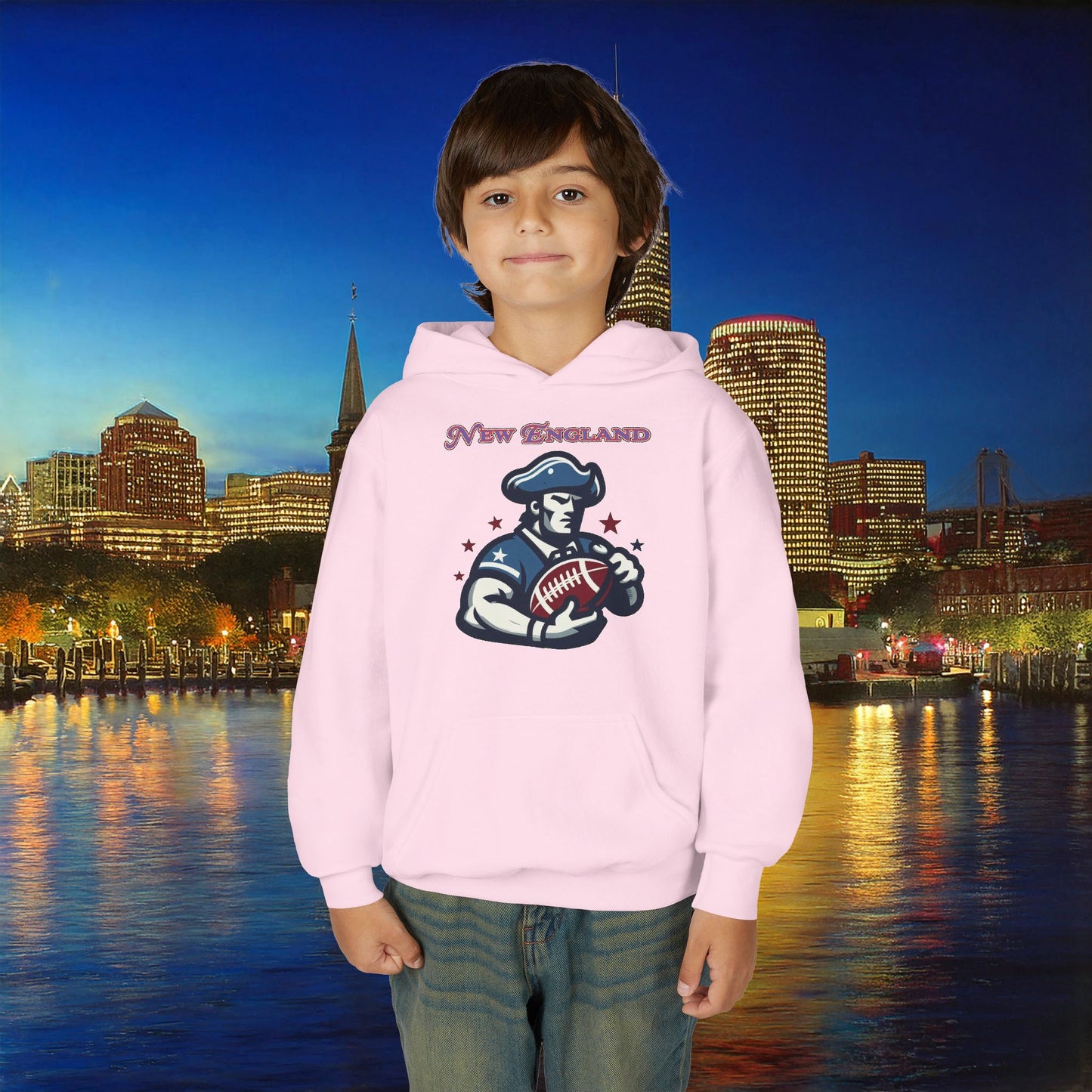 New England Football Youth Hoodie