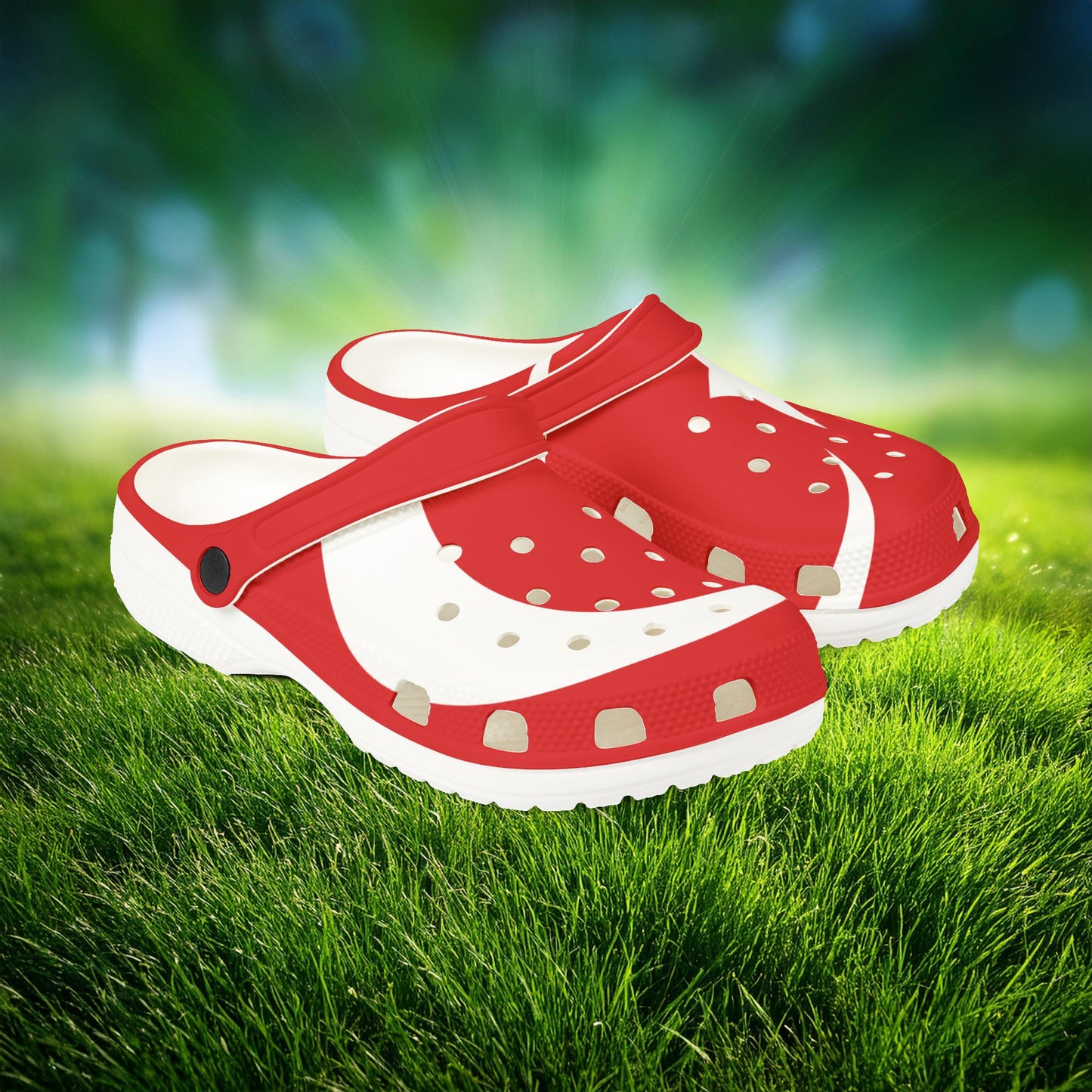 The Turkiye Flag Foam Clogs