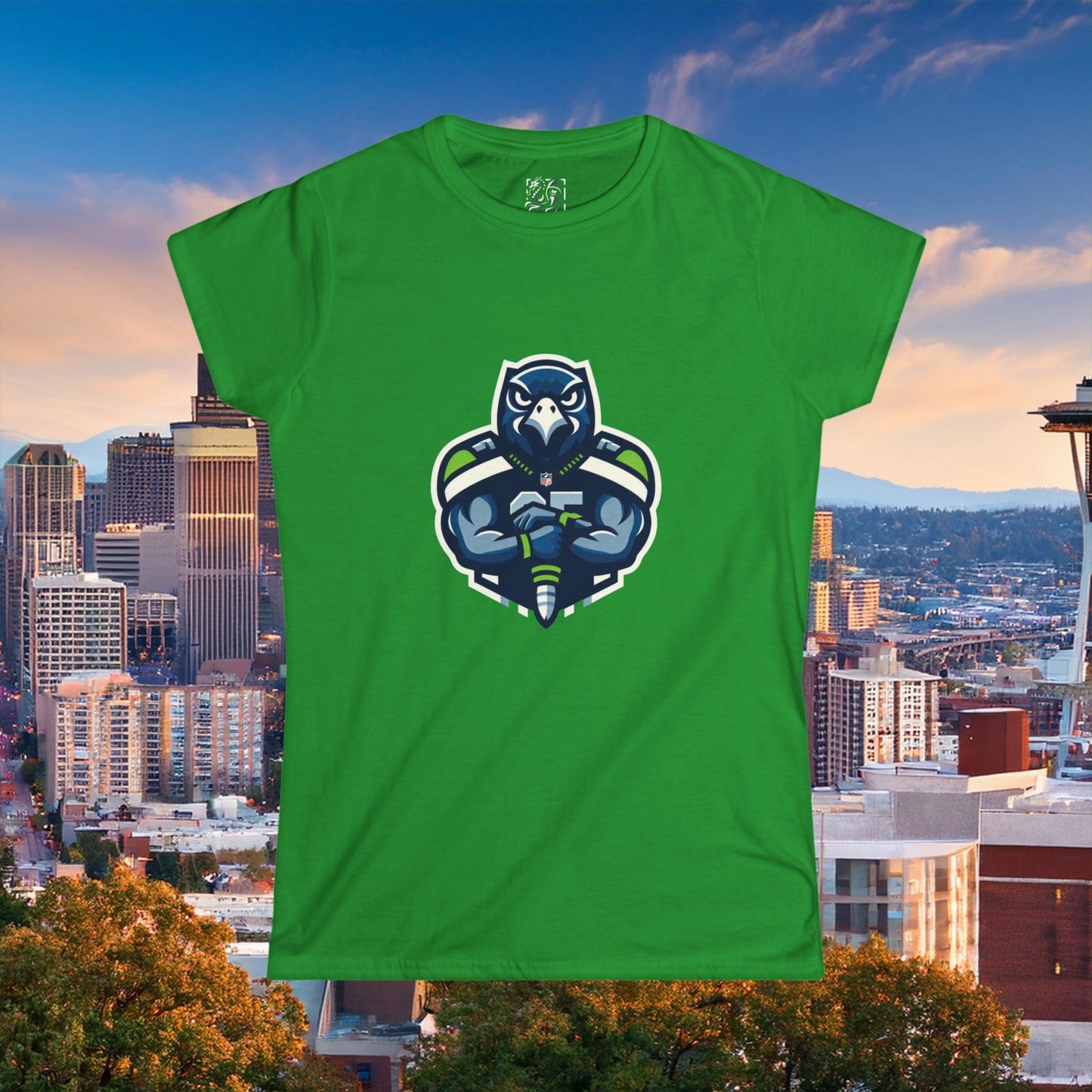 Seattle Football Player Women's Softstyle Tee
