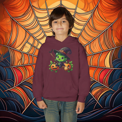 Cute Witch Youth Hoodie