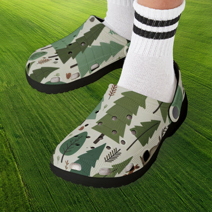 Forest Pattern Kid's Foam Clogs