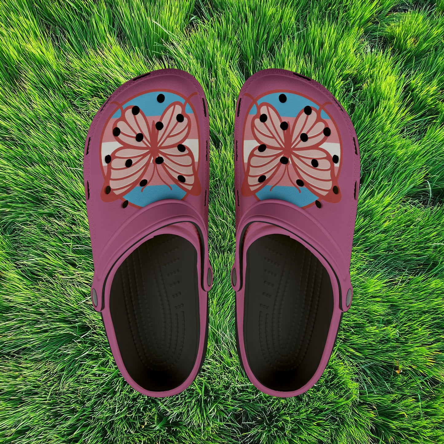 The T Elders Butterfly Foam Clogs