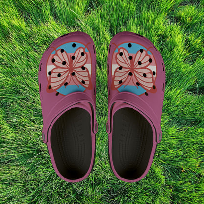 The T Elders Butterfly Foam Clogs