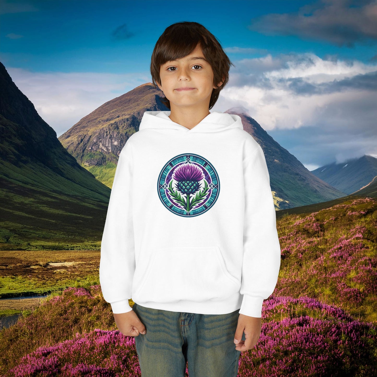 Scotland Tartan Army Youth Hoodie