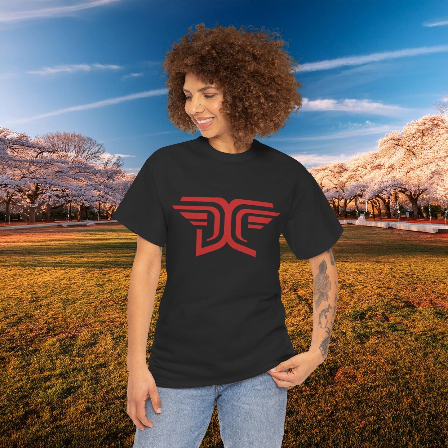 Winged DC Tee